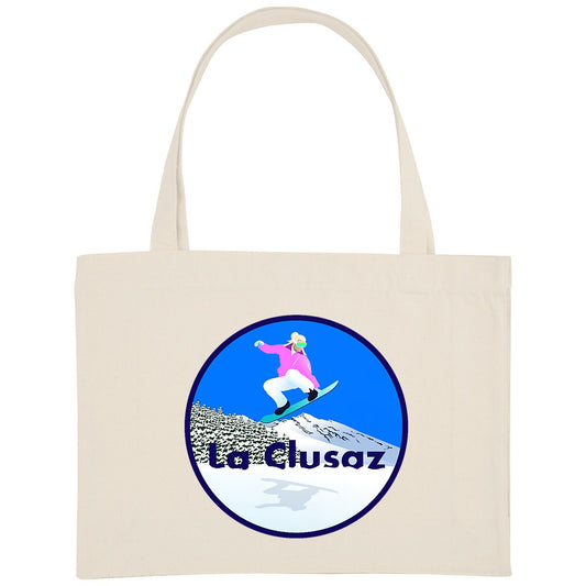 Shopping bag - Épais - Coton recyclé - La Clusaz Snow W