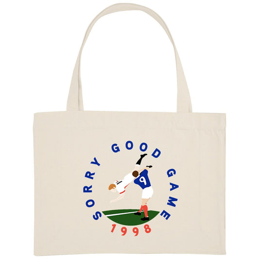 Grand Shopping bag - Épais - Coton recyclé - 49 x 37 cm - Sorry good game