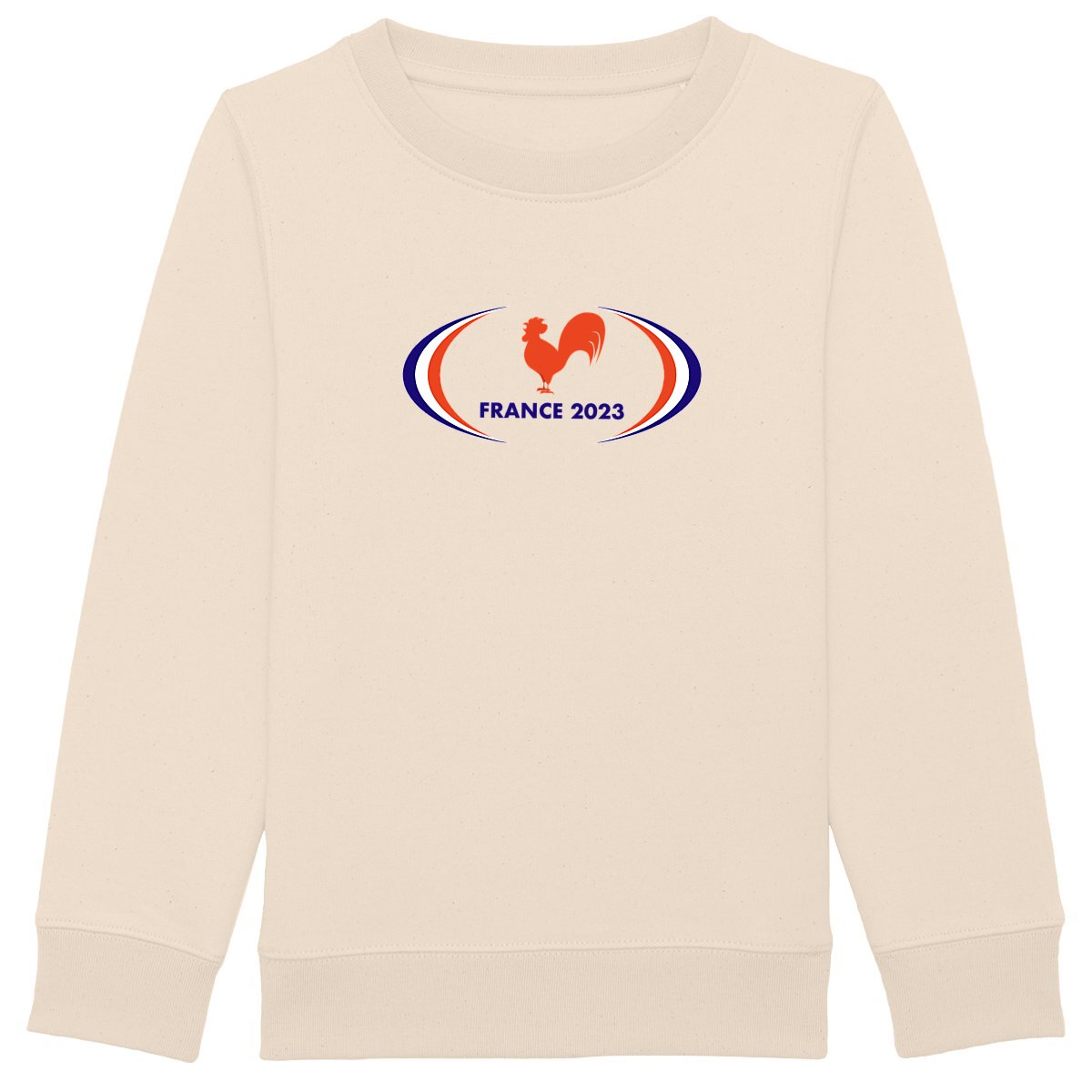 Sweatshirt Enfant - Fille - Épais - Coton BIO - France 2023