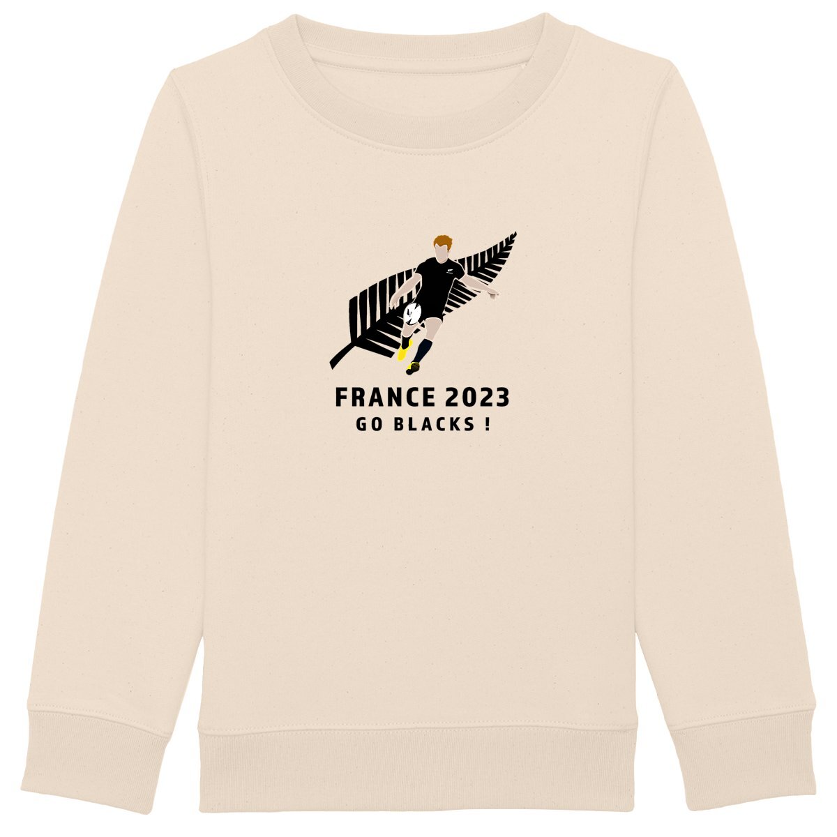 Sweatshirt Enfant - Garçon - Coton BIO - All blacks