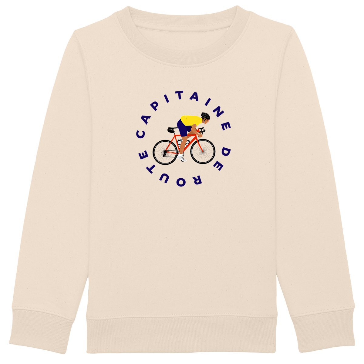 Sweatshirt Enfant - Garçon - Coton BIO - Capitaine de route