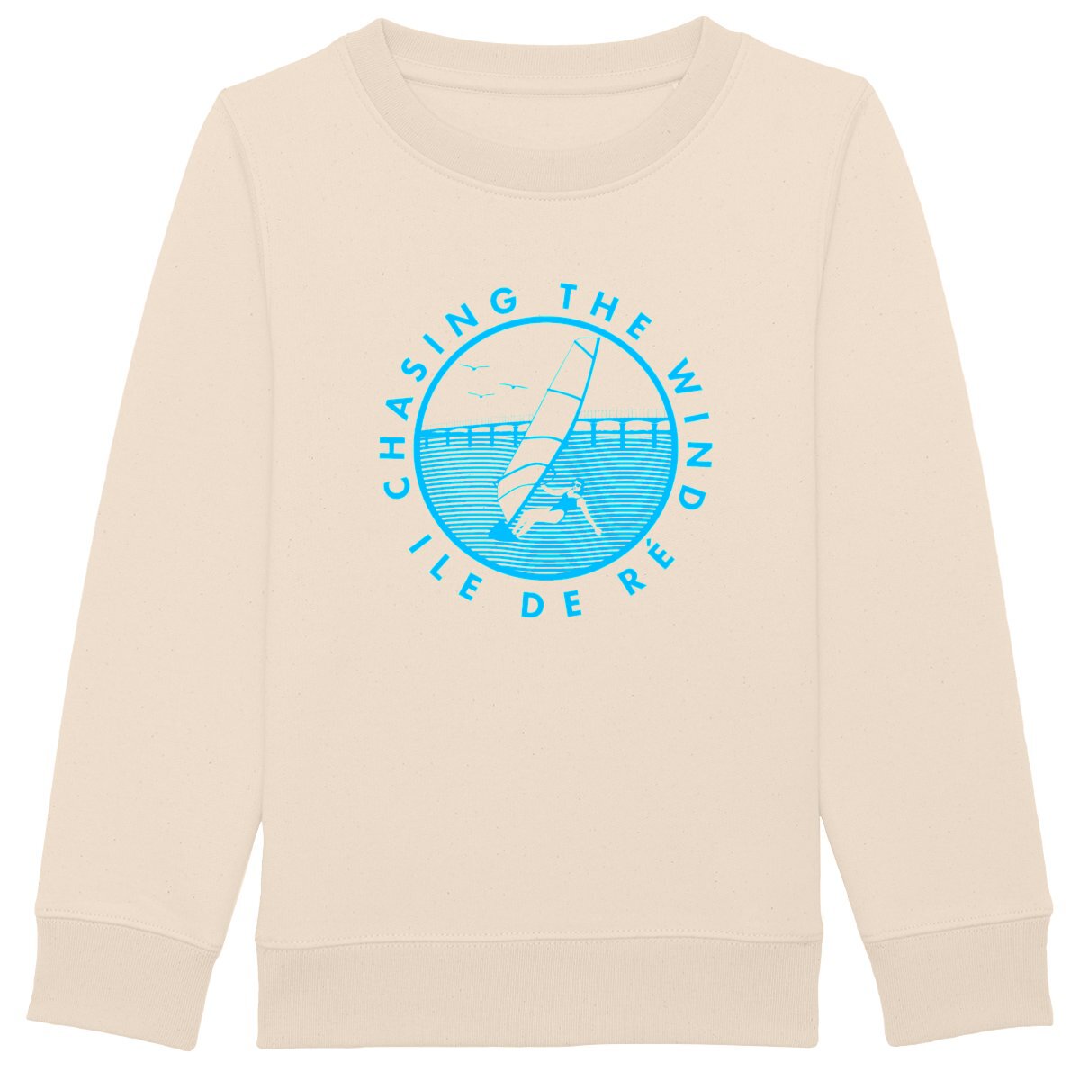 Sweatshirt Enfant - Fille - Coton Bio - Chasing the wind planche W