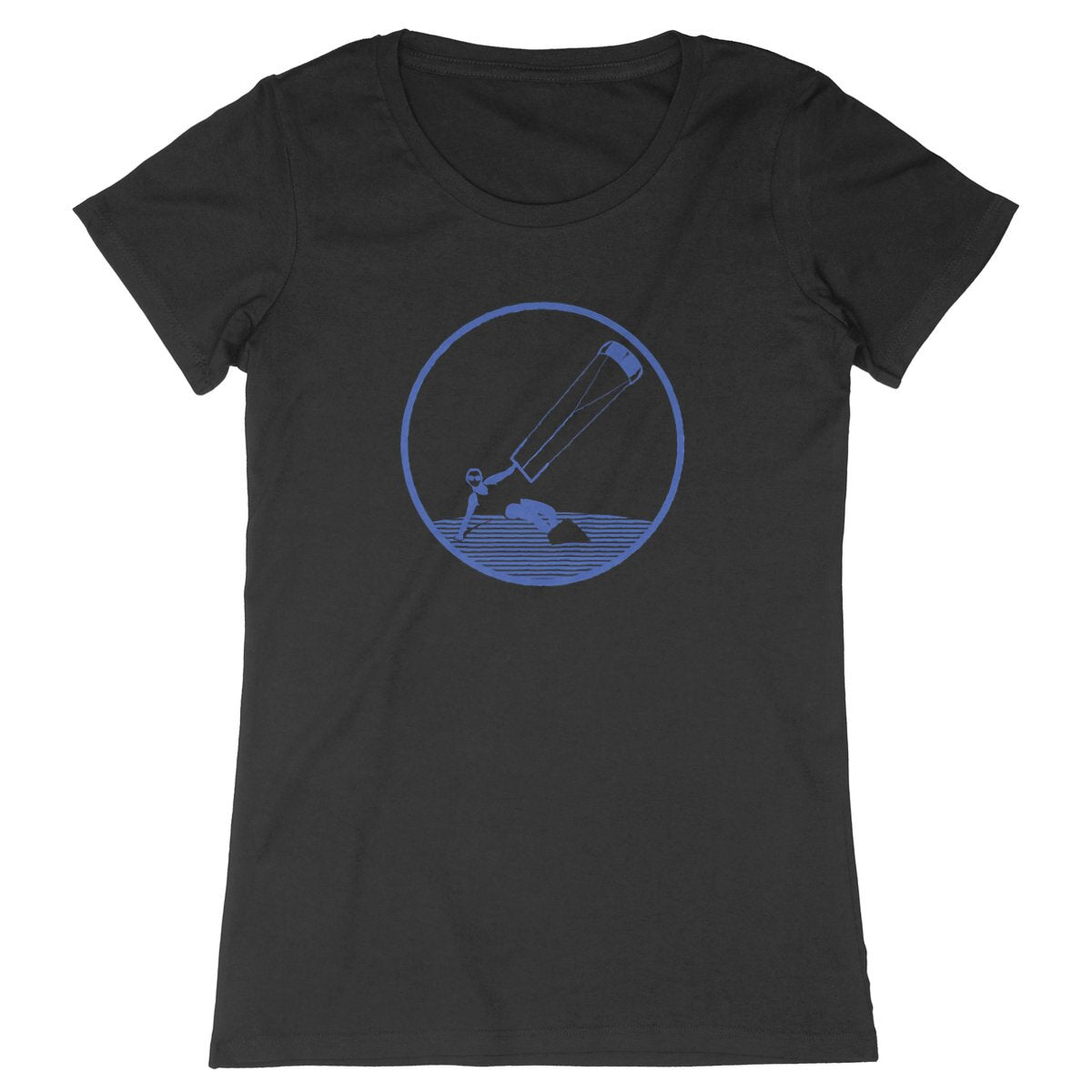 T-shirt Femme - Coupe cintrée - 100% Coton BIO - Kitesurf W