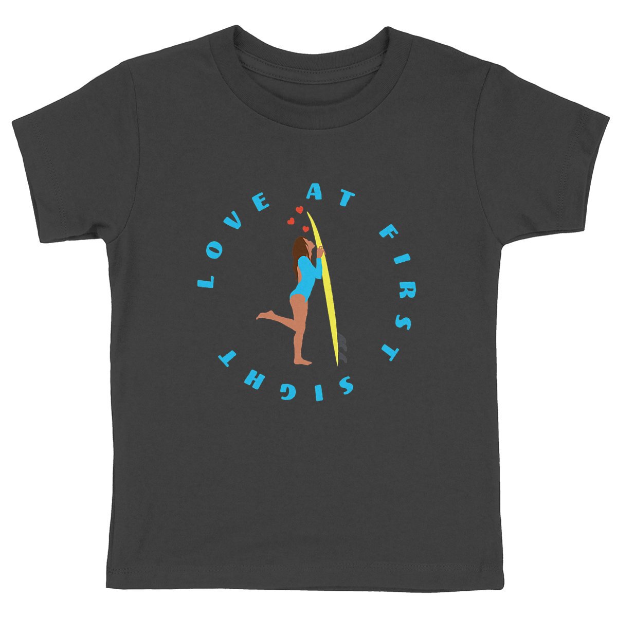 T-shirt Enfant - Fille - Coton bio - Love at first sight