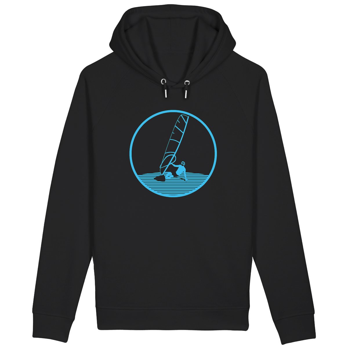 Sweatshirt à capuche Homme - Poches latérales - Coton BIO - Funboard H