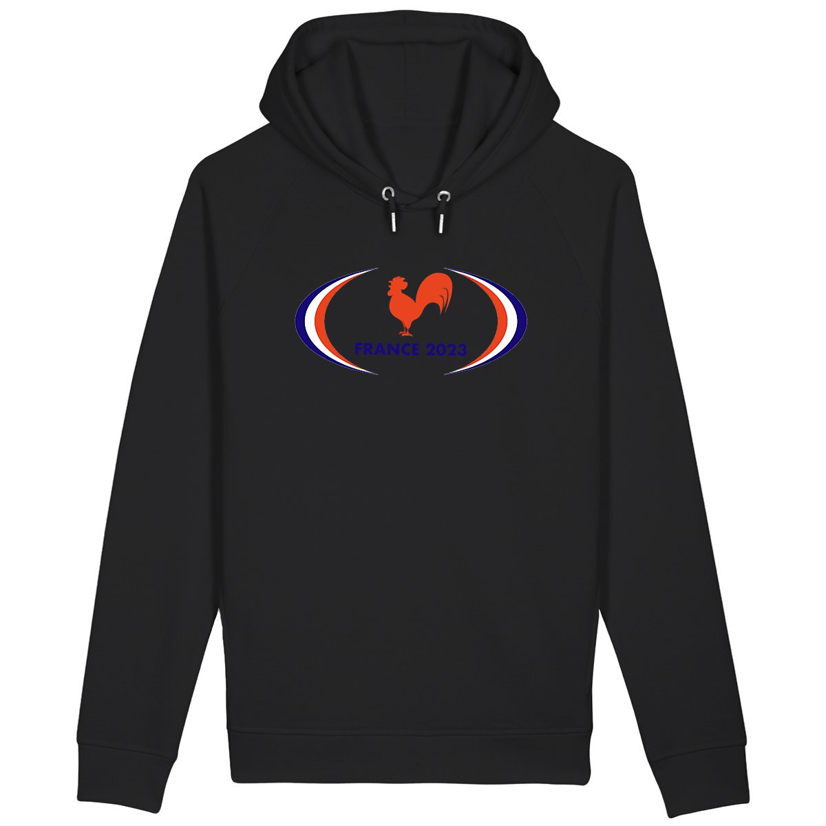 Sweatshirt à capuche Femme - Poches latérales - Coton BIO - France 2023
