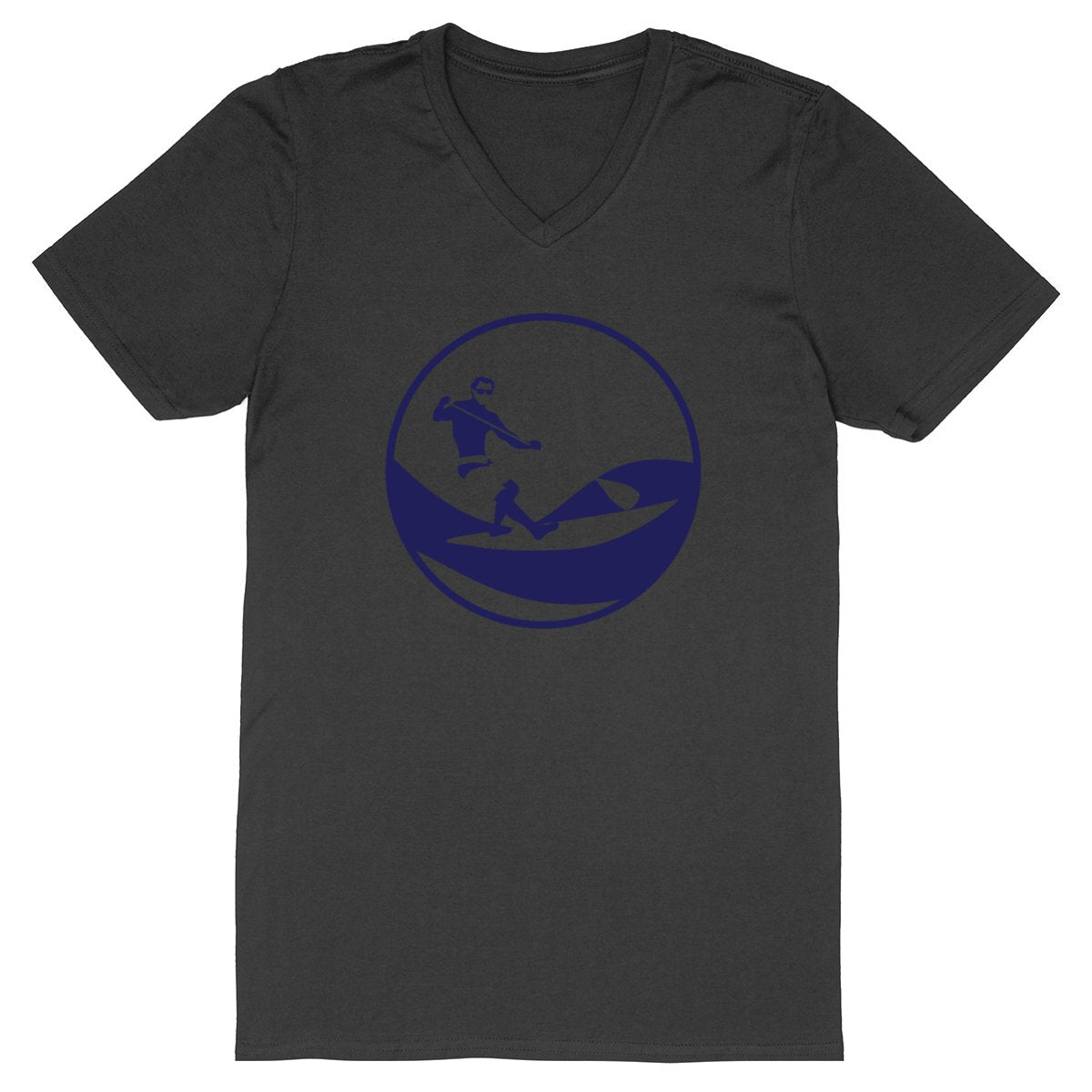 T-shirt Homme - Col V - 100% Coton BIO - Stand Up Paddle H