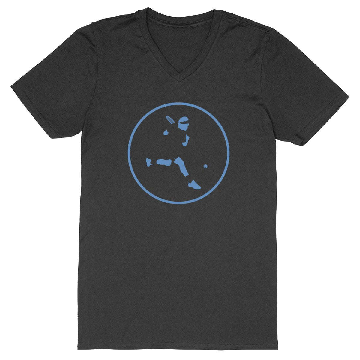 T-shirt Homme - Col V - 100% Coton BIO - Tennis H