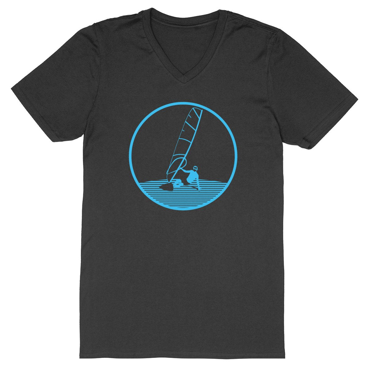 T-shirt Homme - Col V - 100% Coton BIO - Funboard H