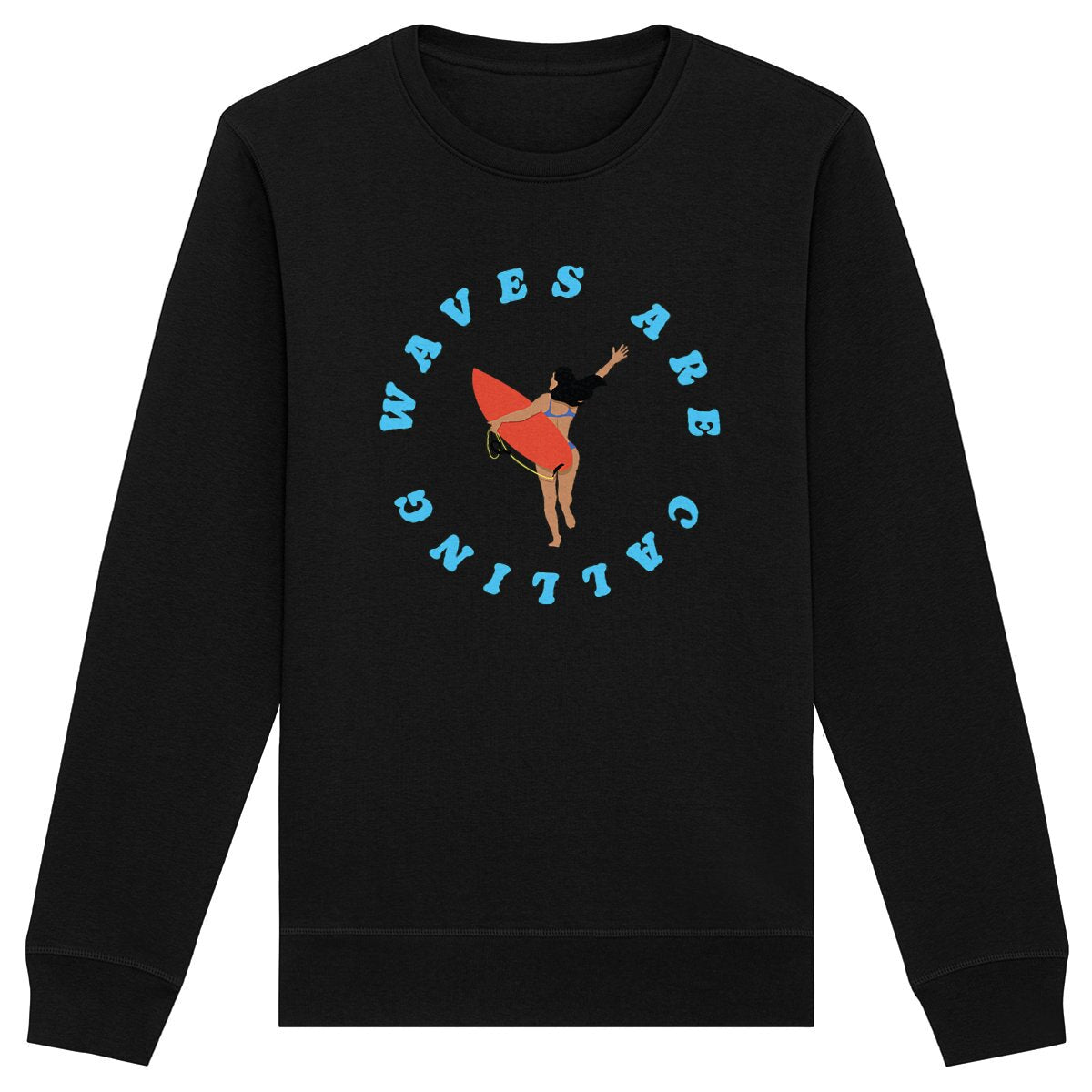 Sweatshirt Femme - Léger - Coton BIO - Waves are calling