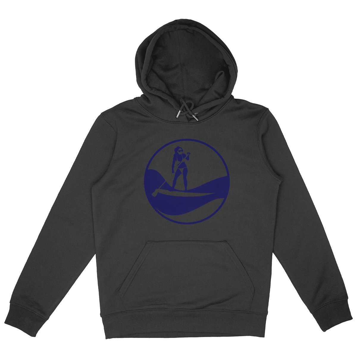 Sweatshirt à capuche Femme - Poche Kangourou - Coton BIO - Stand up paddle W