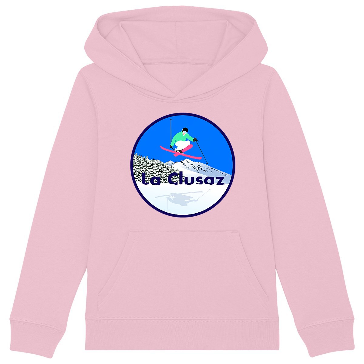 Sweatshirt à capuche Enfant - Garçon - Coton BIO - La Clusaz