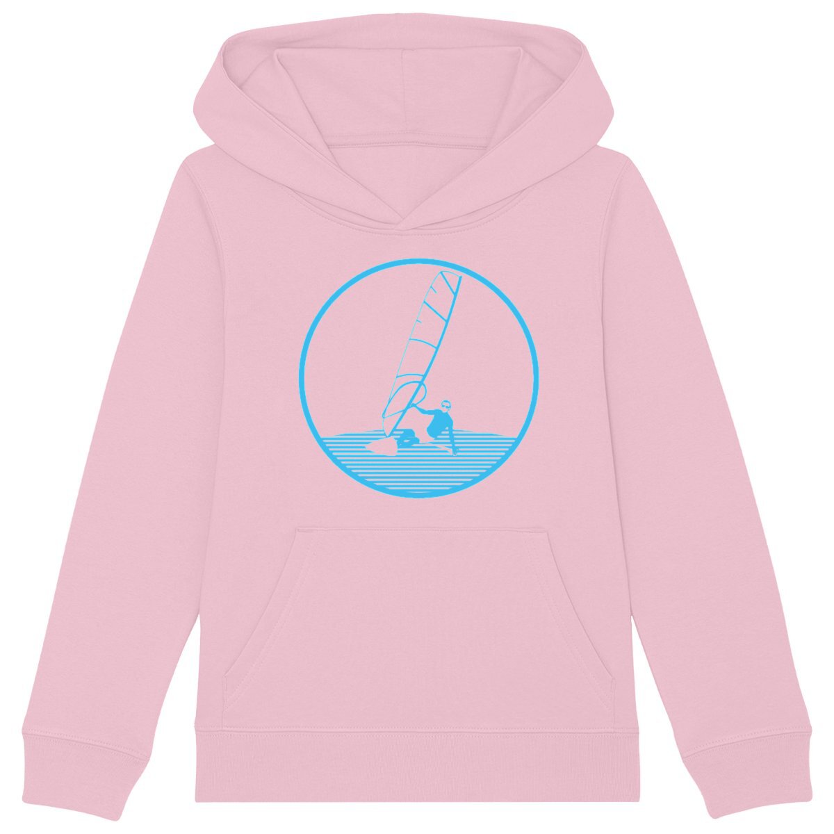 Sweatshirt à capuche Enfant - Garçon - Coton BIO - Planche à voile