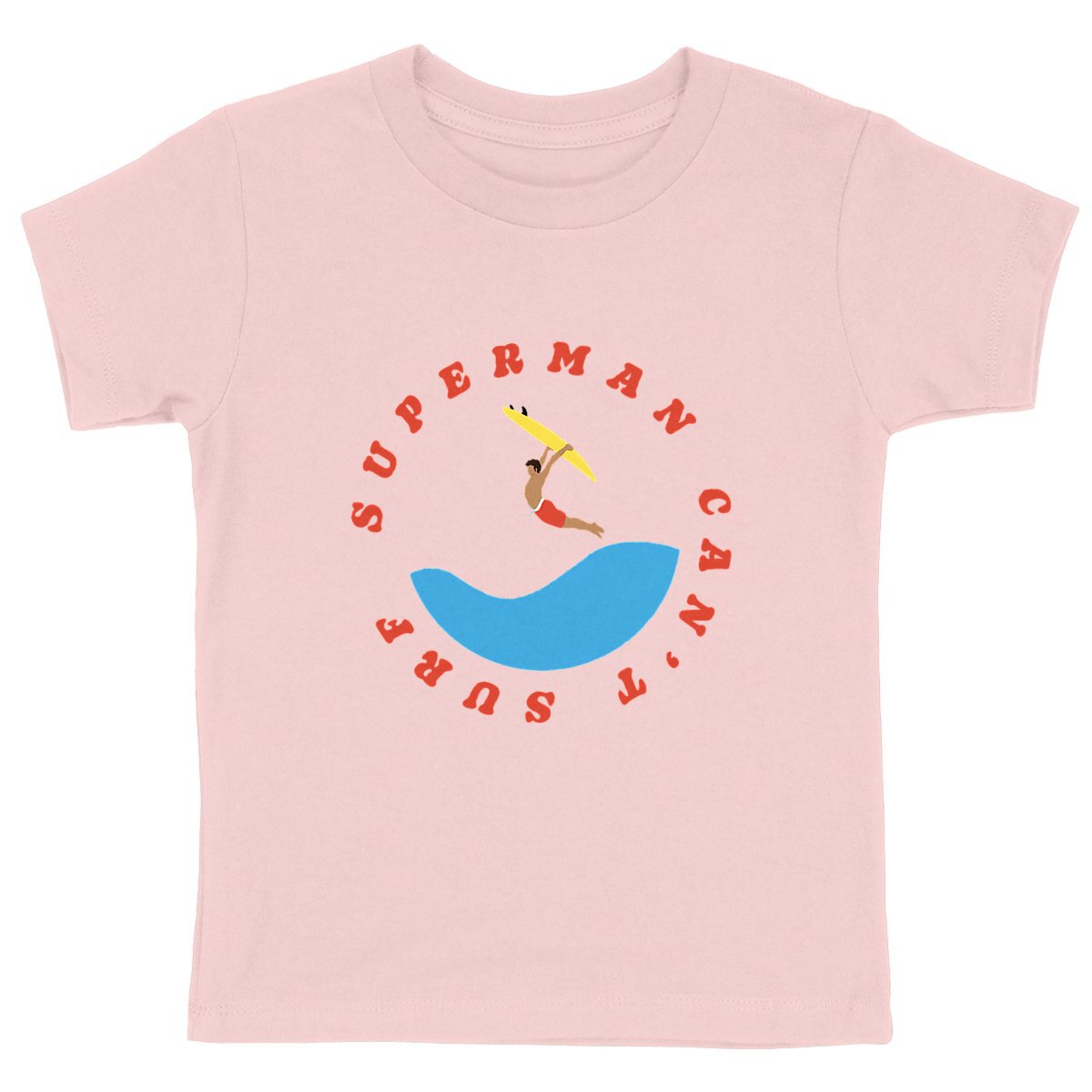 T-shirt Enfant - Garçon - 100% Coton BIO - Superman can't surf