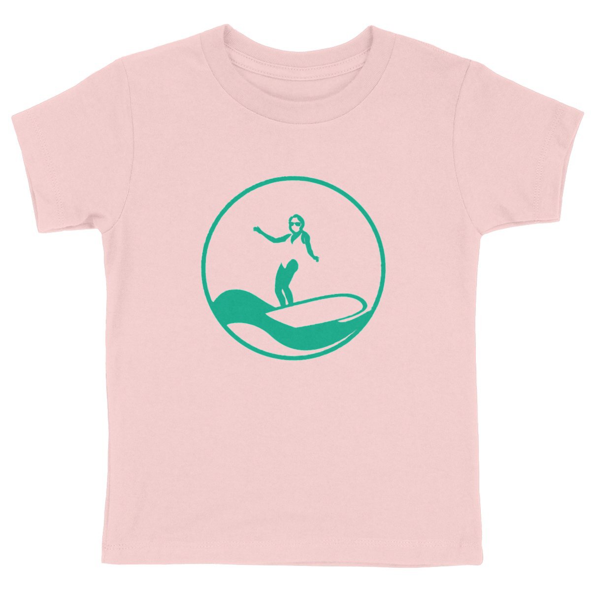 T-shirt Enfant - Fille - 100% Coton Bio - Surf W