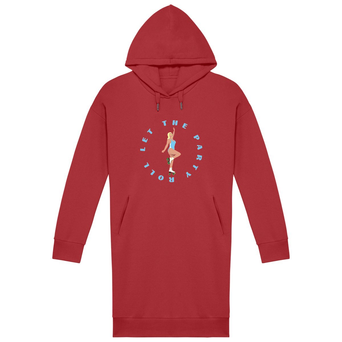 Robe Sweatshirt Femme - Coton BIO - Let the party roll